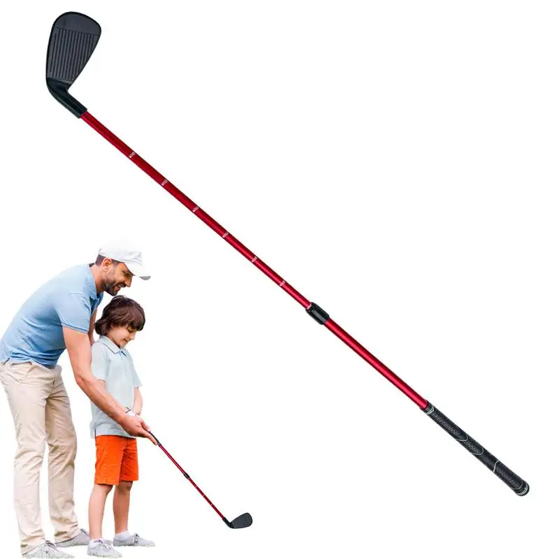 Kids Golf Putter Two Way Golfers Adjustable Length Miniature Golf Clubs Kids Putter Clear Scale Right Left Handed Golf Putter