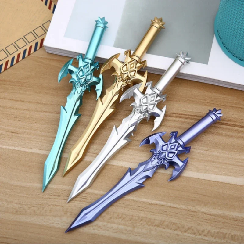 1 Pcs Sell Demon Sword Cute Cartoon Mini Gel Pen School Student Stationery Draw Wrirte Mark Pen Wholesale Multi Style