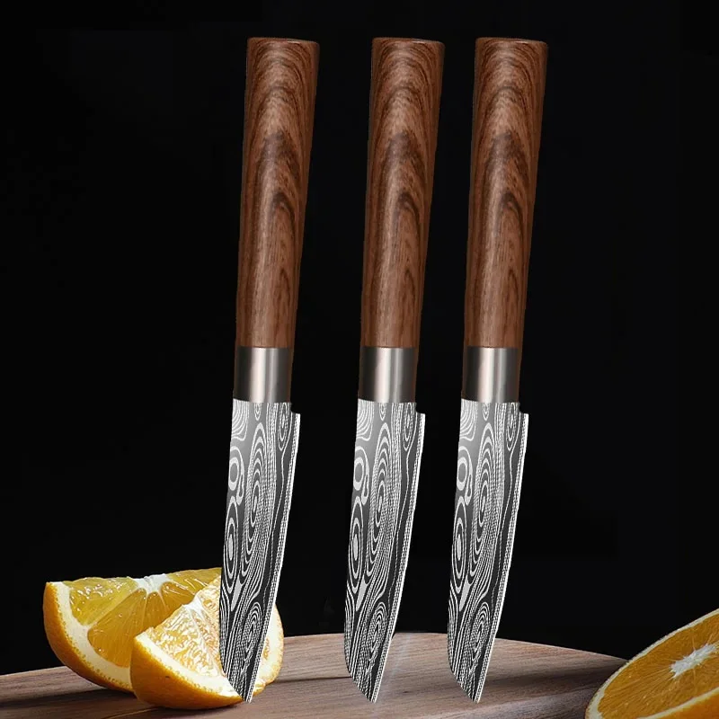 WXCOO 3.5INCH Kitchen Fruit Knife Household Fruit Vegetable Knife Stainless Steel Paring Meat Slicing Cutter