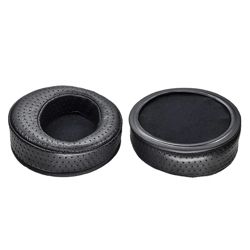 Protein Sheepskin Ear Pads Headphone Replacement Cushion Earpads Breathable Sloped Round Universal Sponge Headset Protective