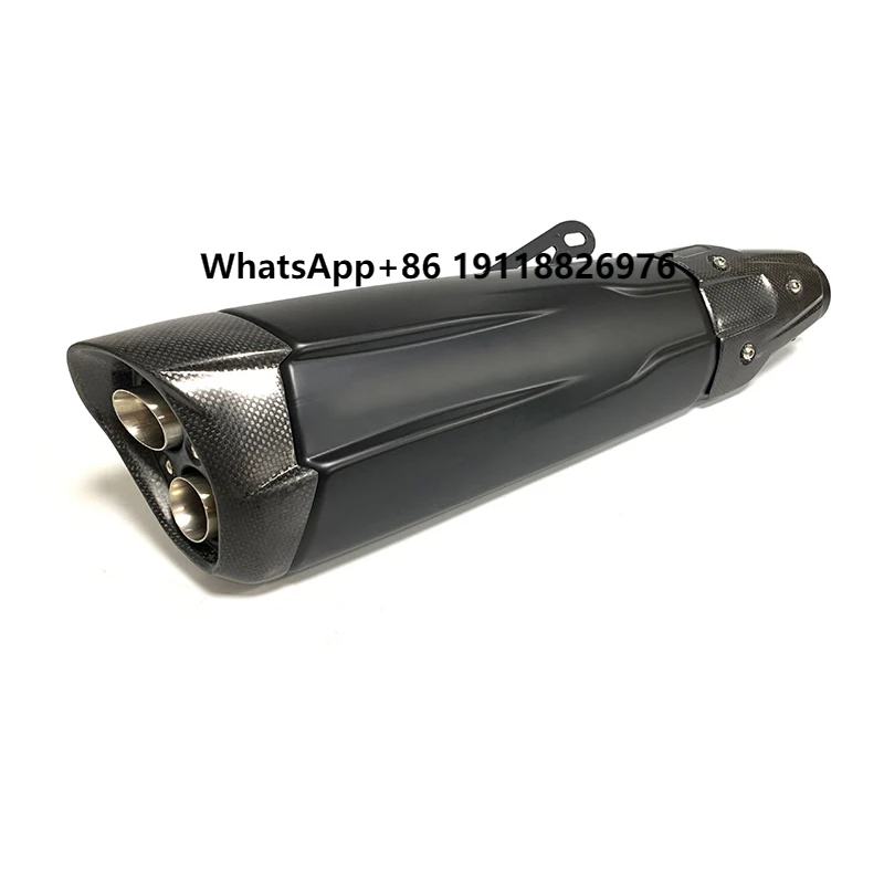 

For R1250GS S1000R F850GS for KAWASAKI Z1000 Z800 Z900 Big High Performance Exhaust Motorcycle Muffler Carbon Fiber