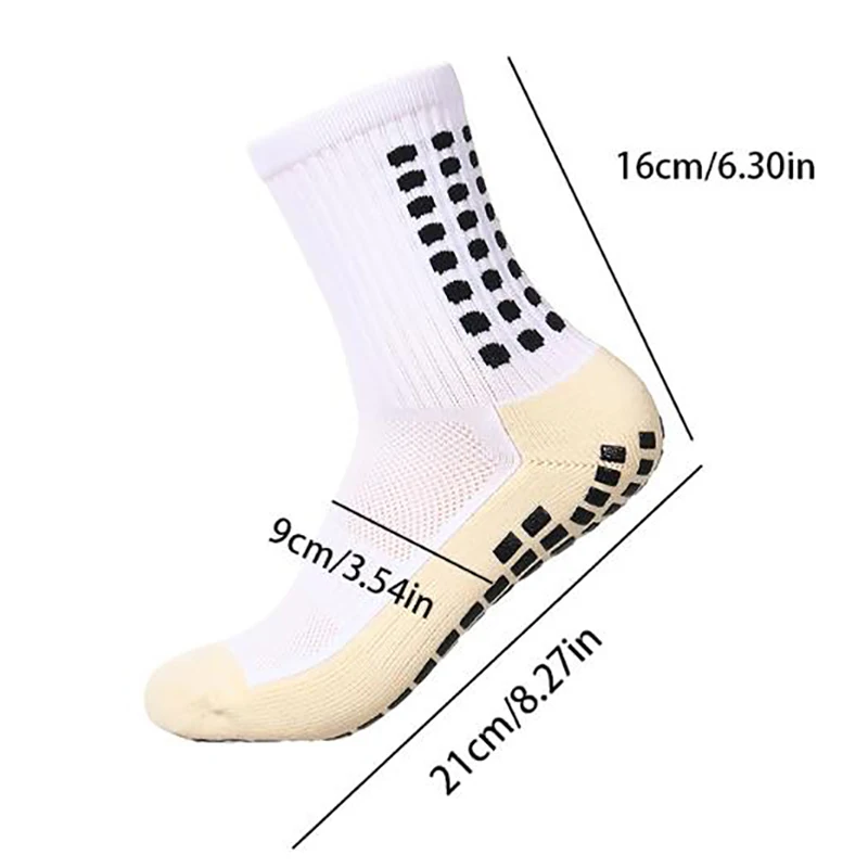 Anti-slip Football Socks Non-slip Soccer Basketball Tennis Outdoor Sport Socks Grip Cycling Riding Men Socks