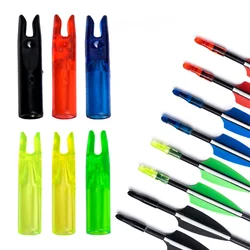 50pcs Fiberglass Arrows Nock Plastic ID 6 mm Shaft For Outdoor Archery Hunting