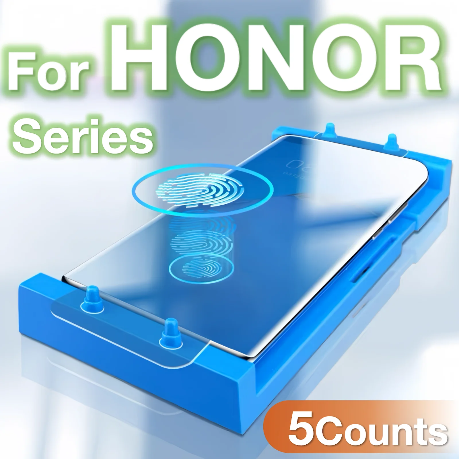 5 قطعة لـ HONOR 400 300 Ultra 200 100 90 80 70 60 PRO Magic 7 6 5 Pro 4 3 واقي للشاشة مع مجموعة التثبيت ، غير الزجاج المقسى