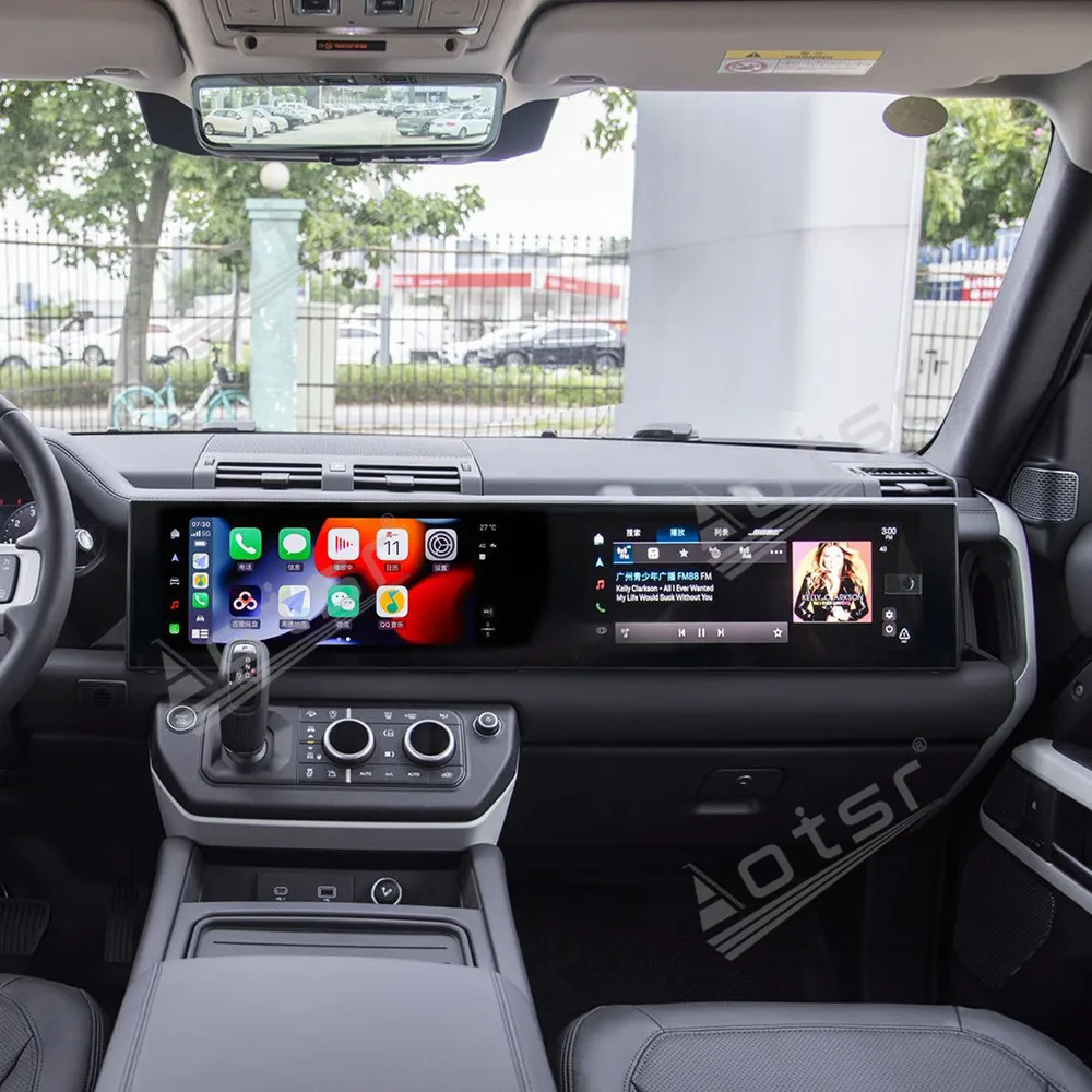 

Dual 15" Android 13 CarPlay Car Radio For Land Rover Defender 2018-2024 Touch Screen Multimedia Player GPS Navigation 4G WIFI BT