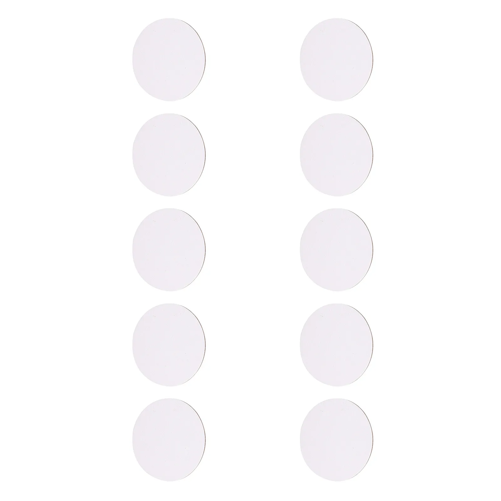 10Pcs Exquisite Round Artist Oil Paint Board Pure Cotton Canvas Board Suitable for Oil Acrylic Tempera Painting Practice