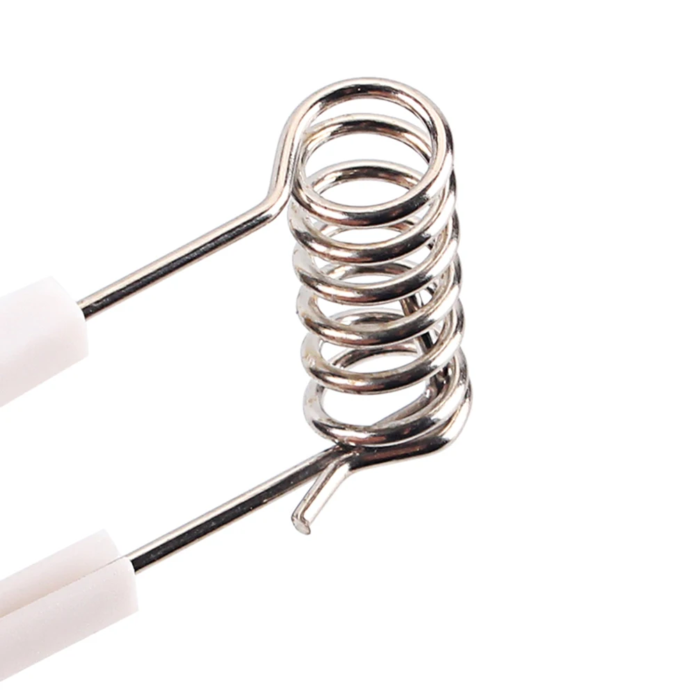 

30pcs 39.8mm Long White Tail LED Panel Light Spring Clip Ceiling Lamp Spotlight Fixed Circle Spring Clip High Hardness Injection
