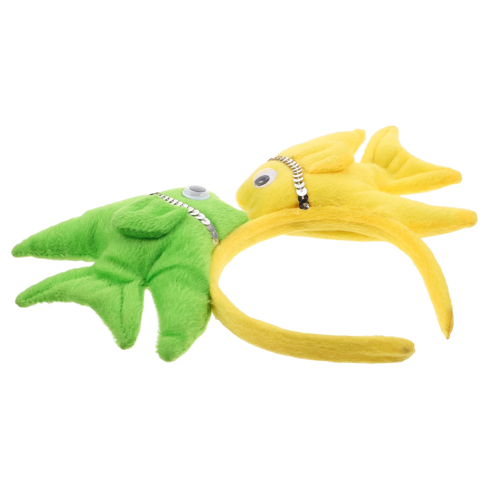 Diadema con forma de pez, bonito disfraz de cumpleaños y Halloween con tema de animales del océano para niños, diadema de criatura marina de ajuste suave y seguro