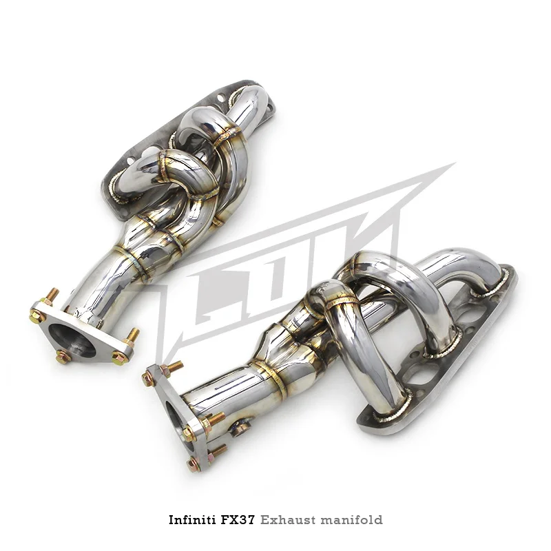 The first section of plantain stainless steel pipe turbocharger exhaust manifold For Infiniti FX37 V6 3.7L 2013-2021Exhaust Syst