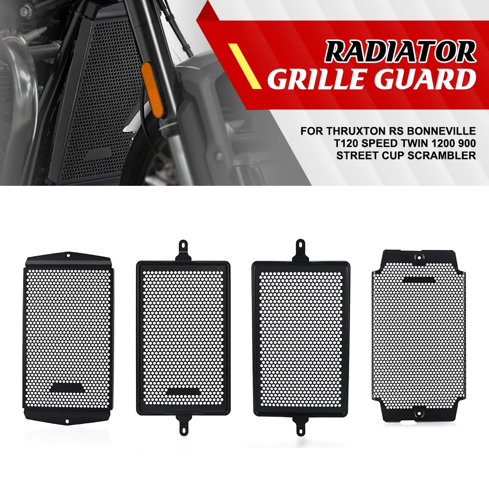 

For Thruxton RS Bonneville T120 Speed Twin 1200 900 Street Cup Scrambler Motorcycle Accessories Radiator Guard Cover Protector