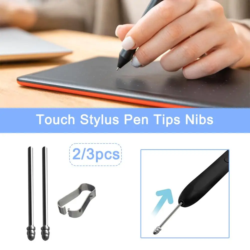 Tablet Potlood Nib Slijtvaste Vervangbare Stylus Tip Titanium Legering Zilver Voor Samsung Galaxy Tab S6 S7 S8 S9 S23 Note 1