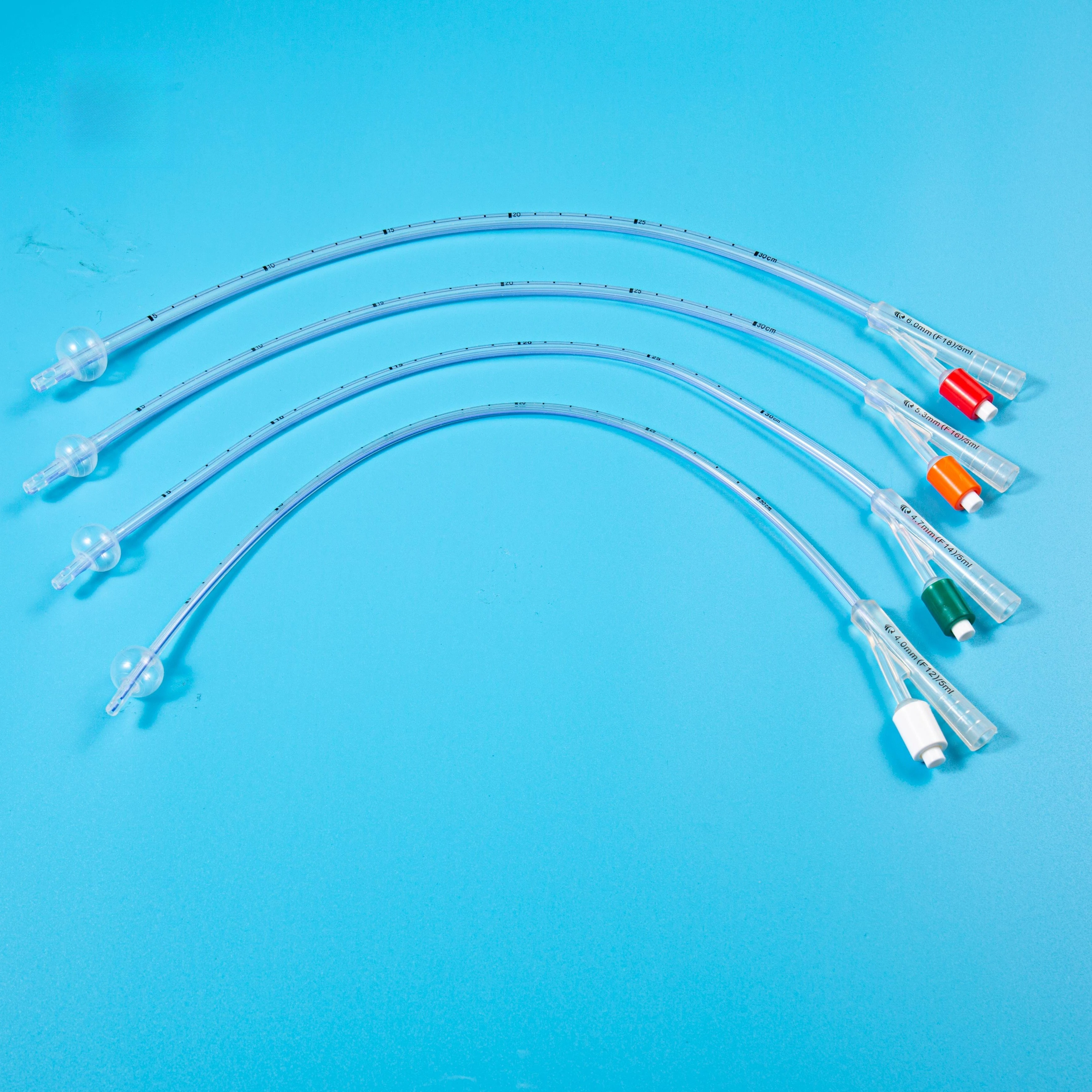 Disposable Silicone-Rubber Catheter 100% Medical Grade Silicone Quality-Assured Surgical Supplies