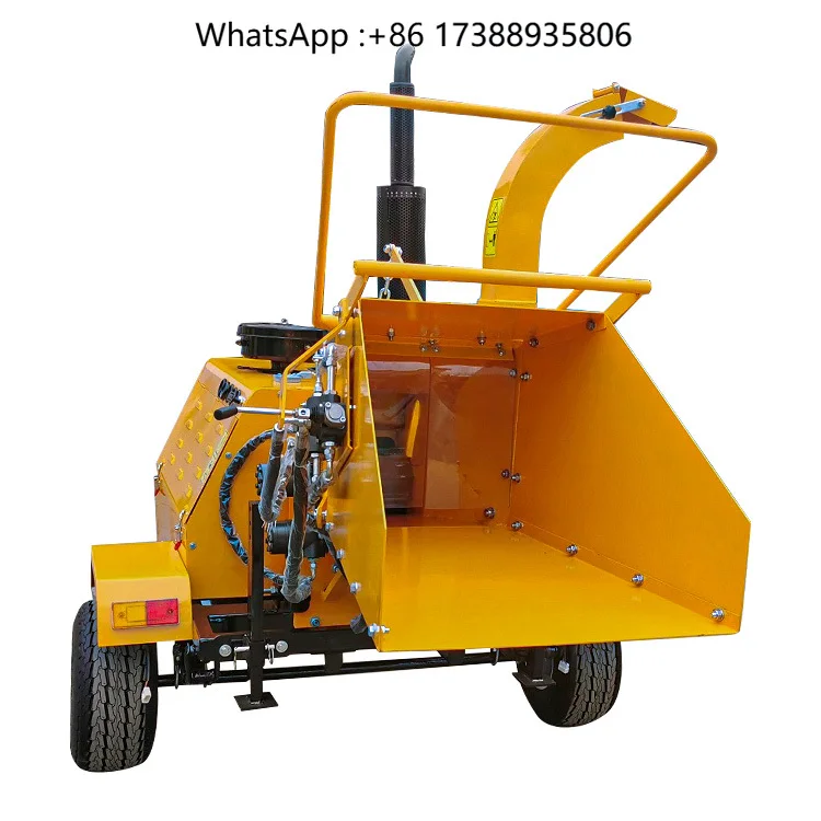 22HP 40hp 50hp  Engine Wood Grinder Tree Branch Crusher Chipper and Garden Leaf Shredder with Gearbox Core Component