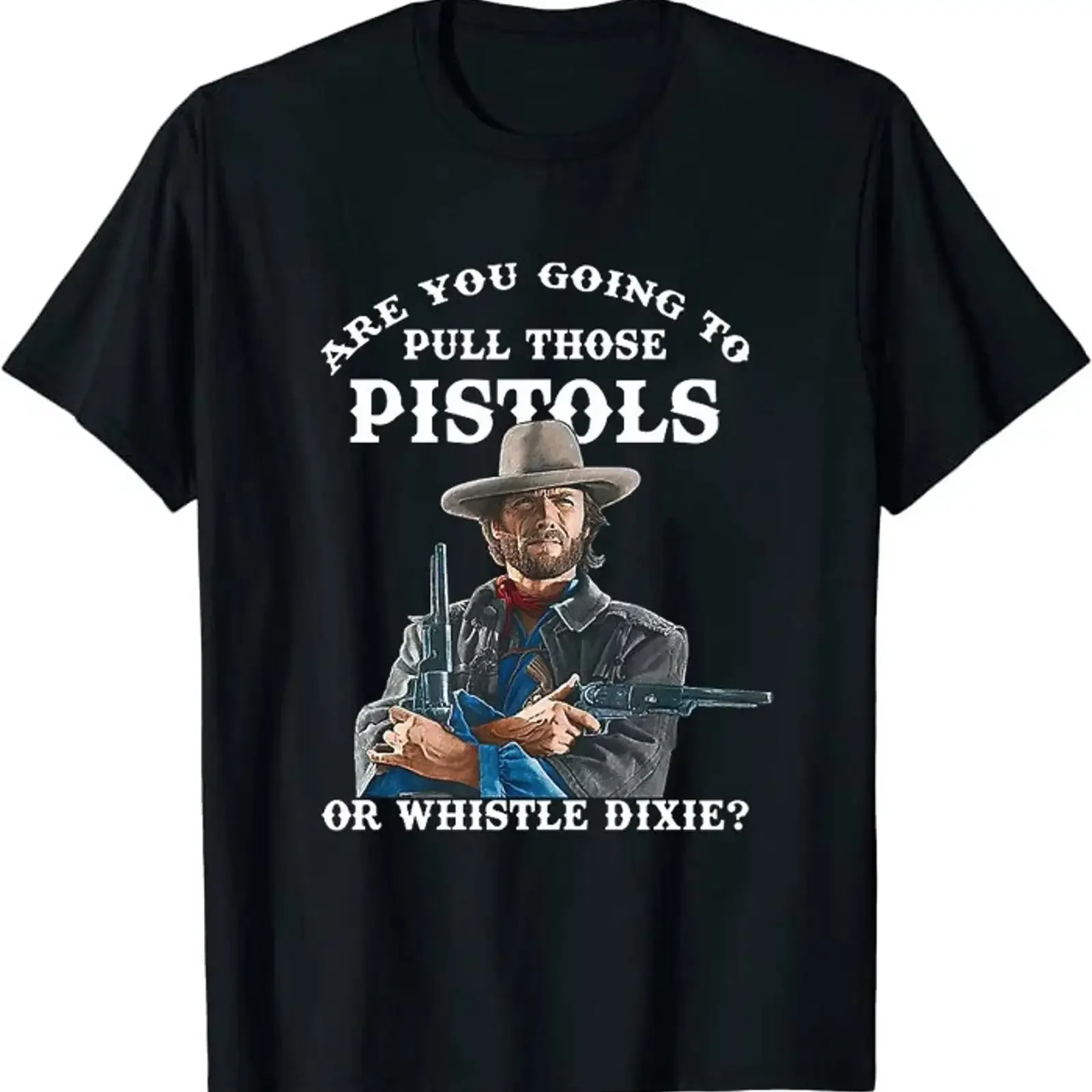 Retro Josey Wales Are You Going To Pull Those Classic T shirt vintage Washed homme fashion Comfortable streetwear Soft Unisex