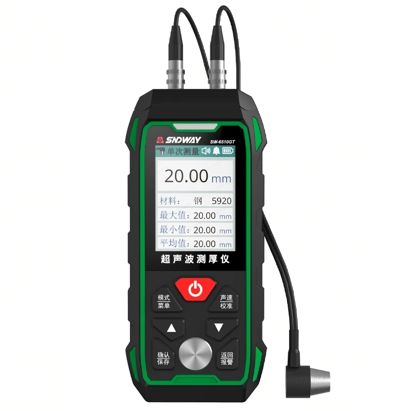 SNDWAY SW-6510GT Ultrasonic Thickness Gauge 300mm Steel Digital Thickness Tester Voicce Report