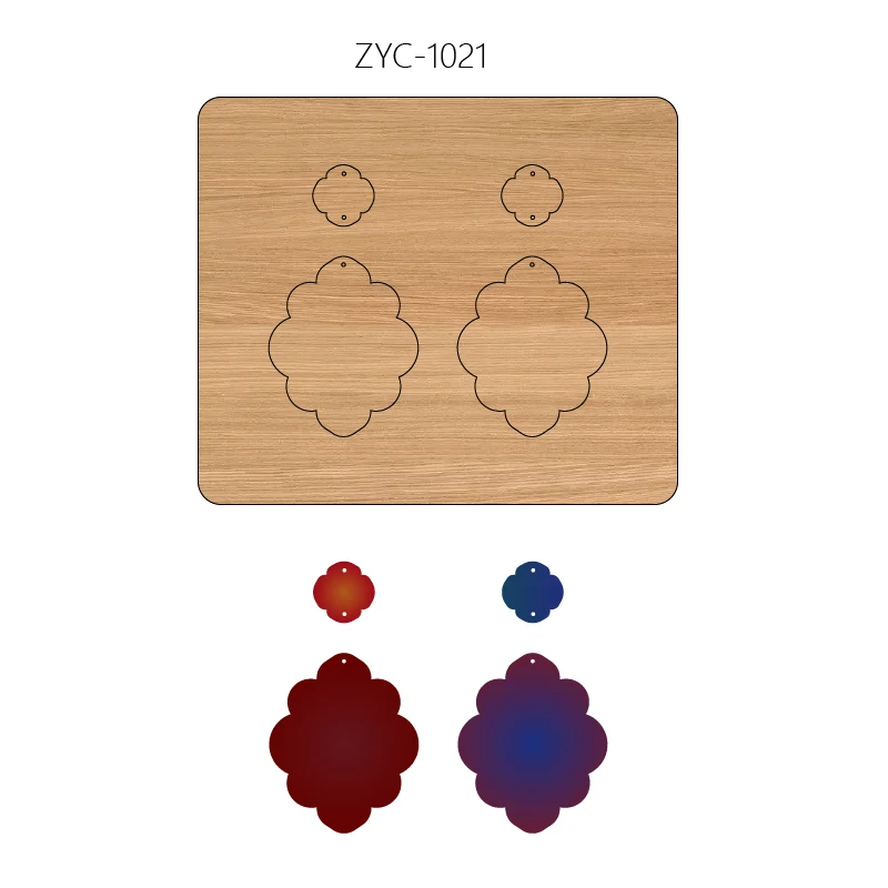 ZYC-1021 eardrop Wooden Cutting Knife Die, Used with the Machine