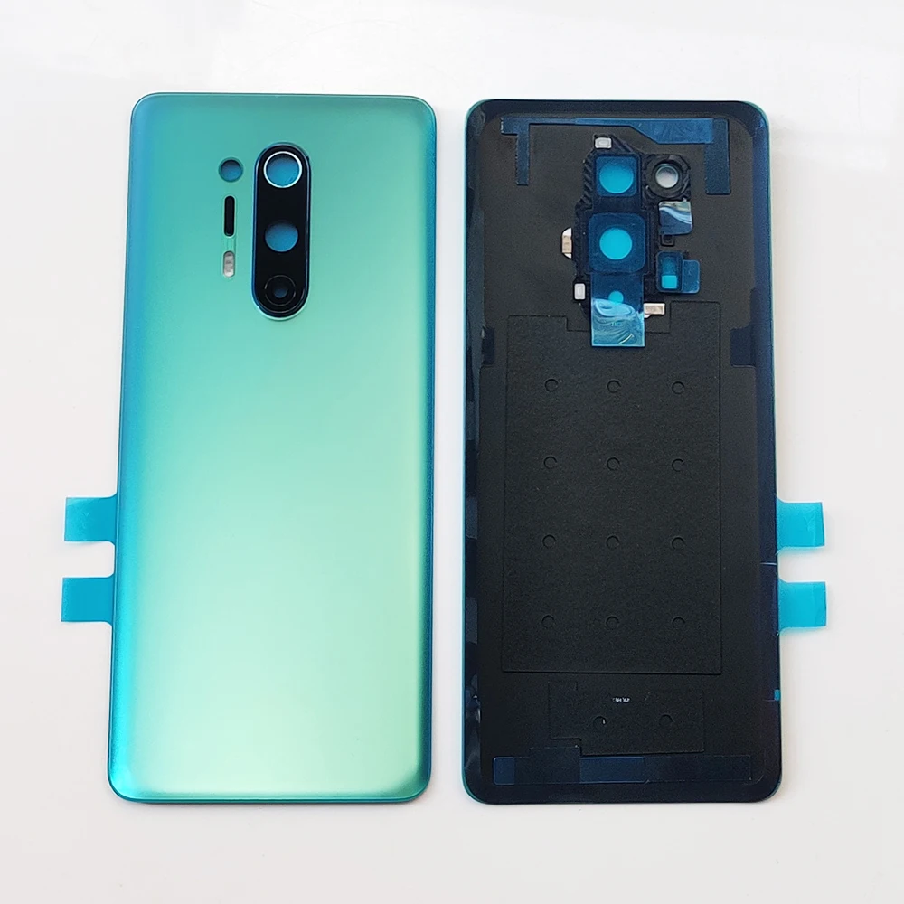 New back cover For OnePlus 8 Pro Back Door Replacement Battery Case, Rear Housing Cover With Camera Lens+ Adhesive