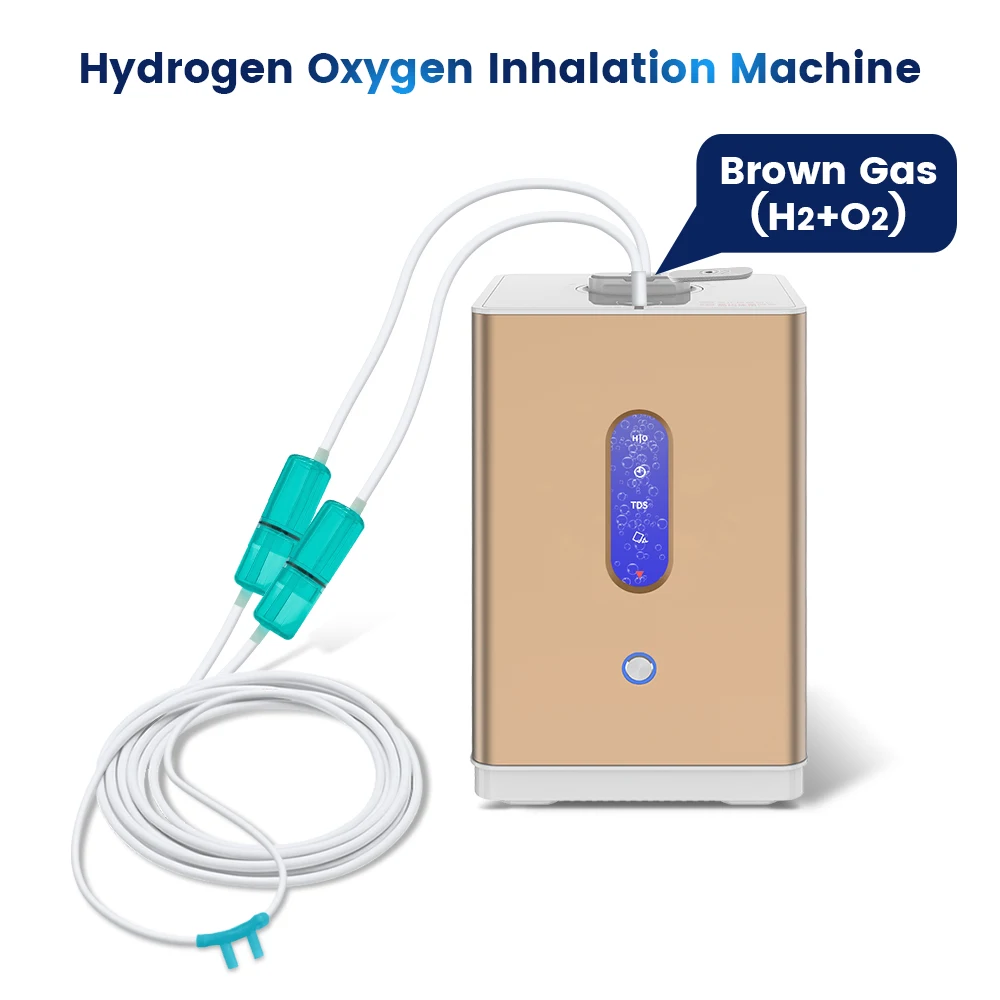 CAWOLO Pem Hydrogen Gas Machine Inhaler 150ml Molecular Hydrogen Inhalation Generator H2 Inhalation Machine Water Generator