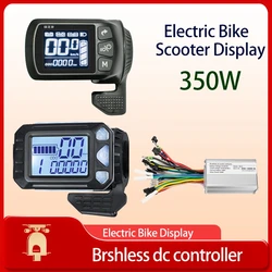 EU stock 24V-48V 350W Controller motore Brushless Scooter elettrico con Display LCD per bici elettrica