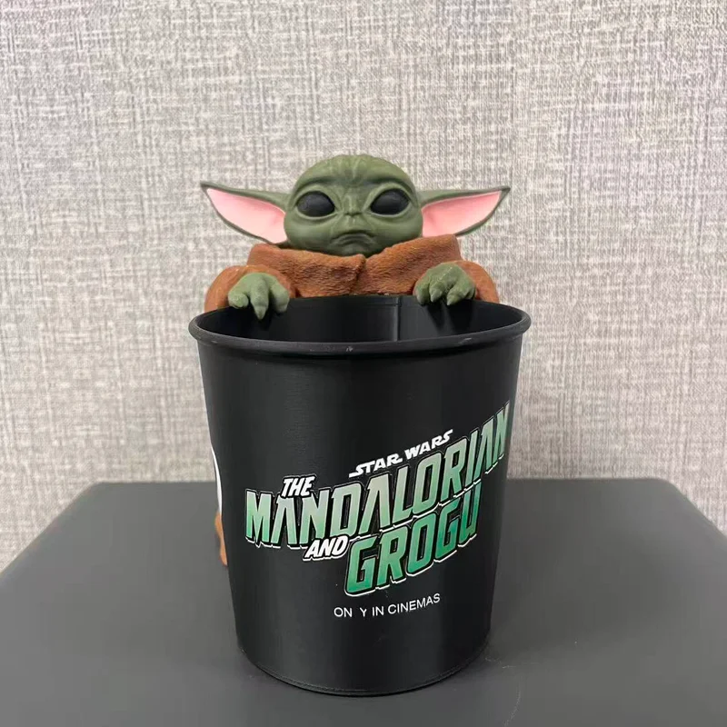 スターウォーズ-マンダロリアン-グローグ-3dプリント-ポップコーンバケット-映画記念品-コレクタブル容器-スターウォーズファンへのギフト