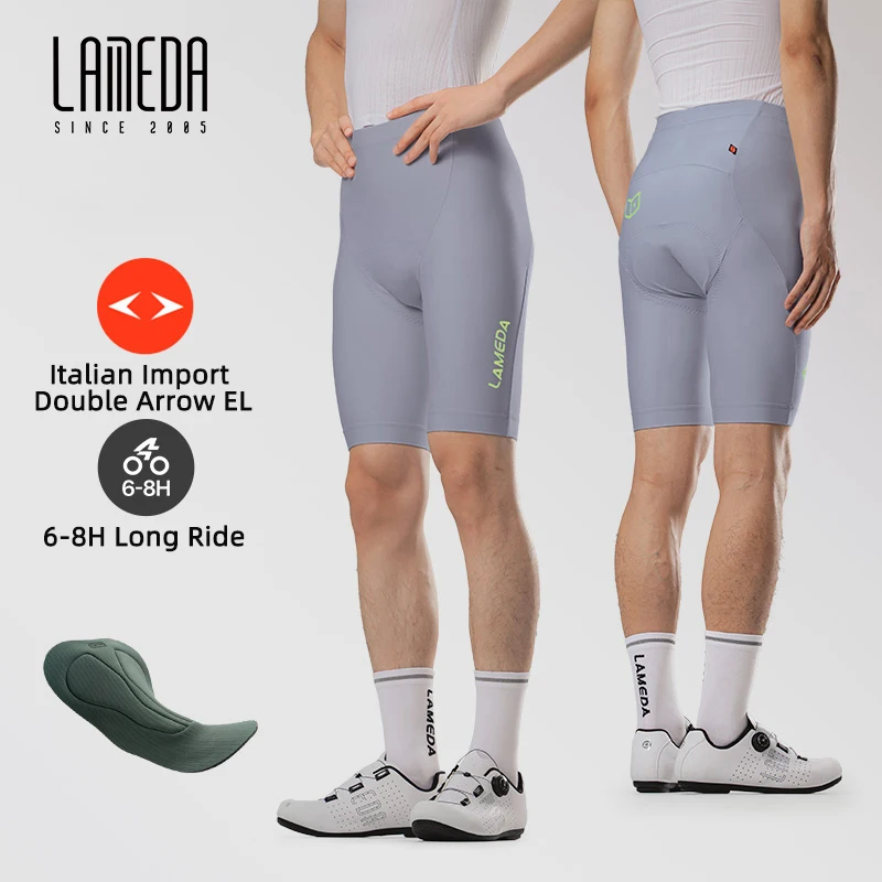 LAMEDA Men's Cycling Shorts Absorb Shock Pad Mtb Shorts Road Bike Short Pants Summer Biking Clothes Bicycle Riding Clothing Men