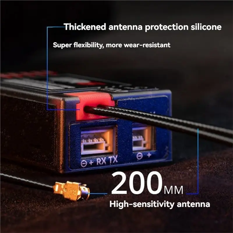 N35R-ER6 2.4Ghz ELRS PWM Receiver 6CH 100Mw For RC FPV Fixed Wing Drone With Voltage Telemetry Support For CRSF Expresslrs RX