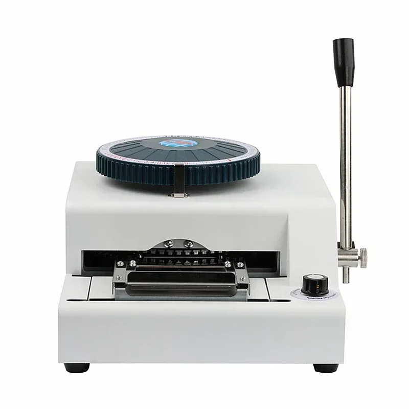 Hot Stamping Machine 68D Coding Machine  DIY Make Card Creator PVC Card Embosser 90AS Emboss Number Printing Bronzing Machine