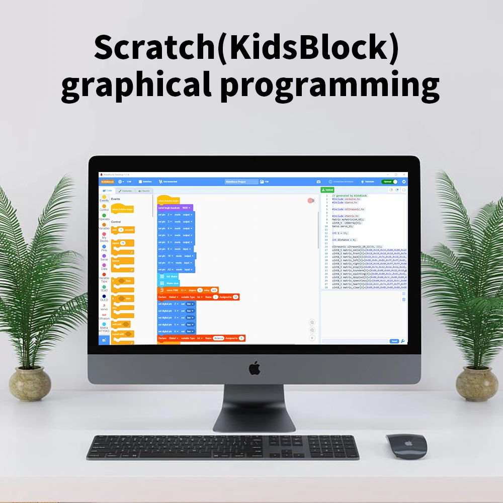 Kidsbits Intelligent Traffic System Kit +8 Projects For Arduino UNO R3 Compatible With Lego Blocks Scratch Graphic Programming