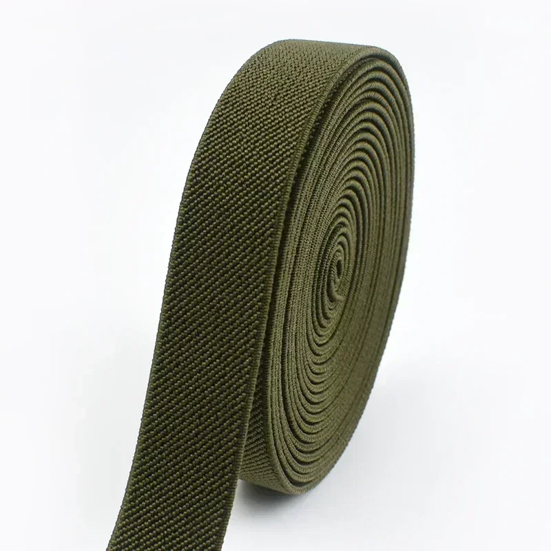 2-10Meter Meetee Elastiekjes 10Mm Elastische Band Riem Kledingstuk Jeans Taille Singels Trimmen Stretch Tape Diy naaien Accessoires