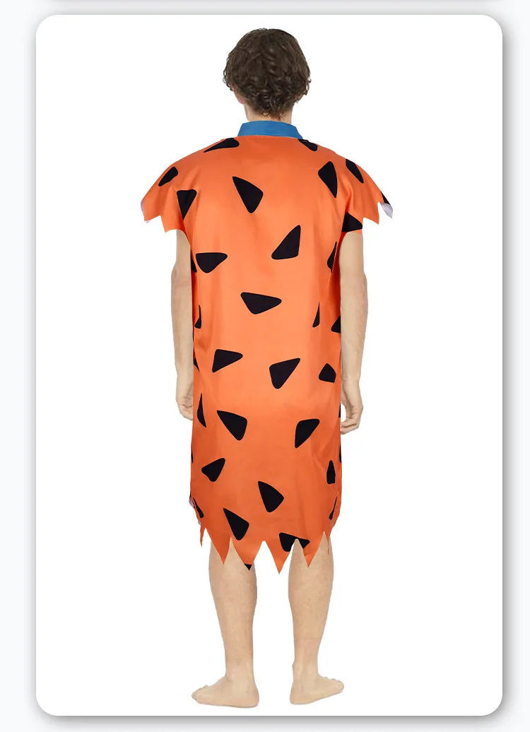 زي قطعة واحدة بطباعة بدائية مجنونة للعب الأدوار، وحفلات الهالوين، وملابس أداء المسرح #3