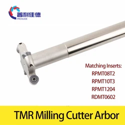 TMR T Slot Milling Cutter Round Nose R2.5 R3 R4 R5 R6 T Grooving Cutter RDMW RCMT RPMT 1204 CNC Carbide Inserts