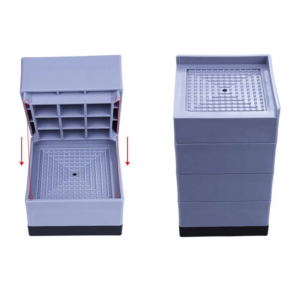 

Furniture Foot Pad Heightening Pad Anti Slipping Noise Reduction Waterproof Moisture Proof Plastic Material Furniture Components