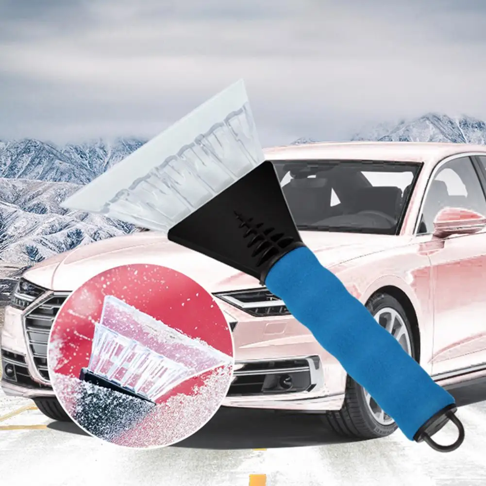 

De-icing Snow Shovel Efficient Snow Removal Tools 3pcs Heavy Duty Plastic Ice Scraper Car Snow Shovel with Rubber for Defrosting