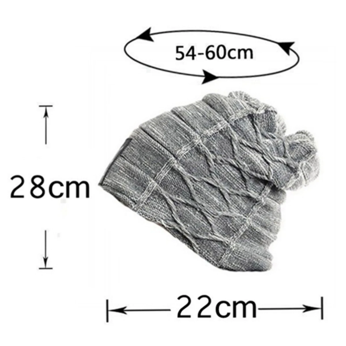 New Fashion Men\'s Beanie Hat Winter Hports Outdoor Korean Hedging Wool NC Letters Plus Velvet Thick Warm Knitted Hats