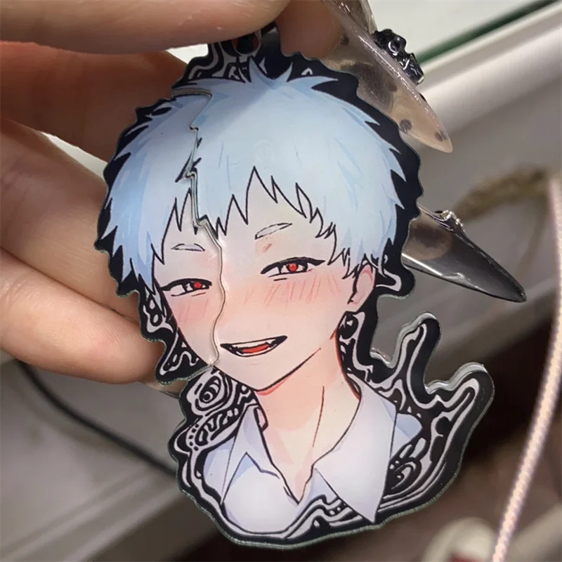 Anime Die Sommer Hikaru Died Kido Hikaru Cosplay Schlüsselbund Acryl Ornament Schlüssel Kette Figur Nette Schlüsselring Tasche Zubehör Prop – Detail 5