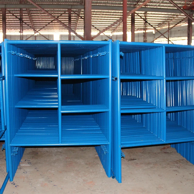Cost-Effective Safe Complete Mobile Metal Ladder Frame For Scaffolding System
