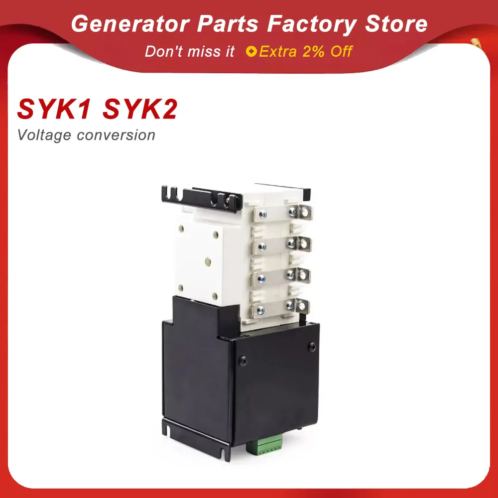 Universal SYK2-100A 160A 4P ATS Dual Power Automatic Transfer Switch Control Board AC220V For Diesel Generator Parts