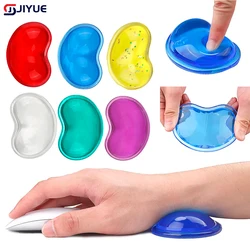 Crystal Wrist Guard Wavy Comfort Gel Computer Mouse Hand Wrist Rests Support Cushion Pad,Fashion Silicone Heart-shaped Wrist Pad