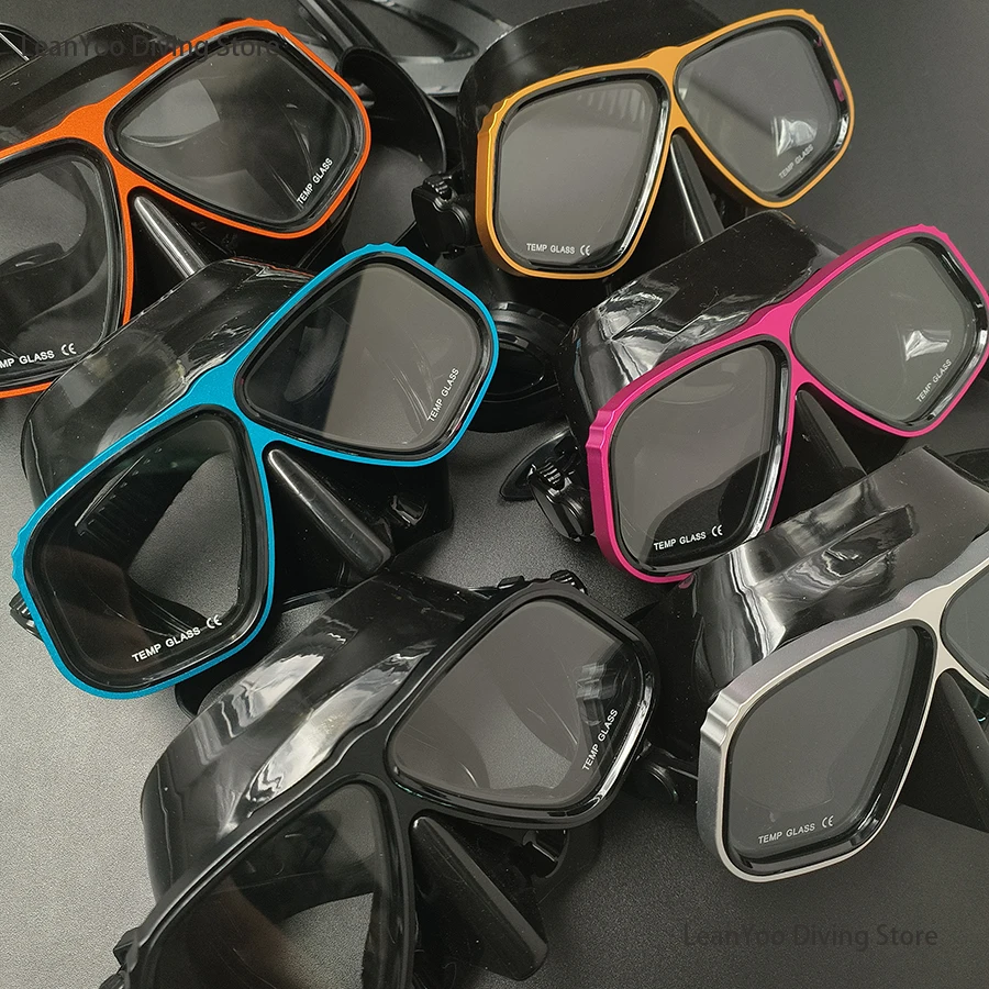 أعلى جودة على حد سواء أبولو الألومنيوم الإطار قناع الغوص نظارات الغوص لينة سيليكون نظارات الغوص للمراهقين الكبار