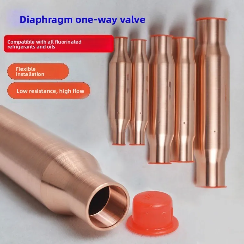 Air conditioning cold storage diaphragm one-way valve CVS globe valve refrigerant copper pipe 6-28mm one-way check valve