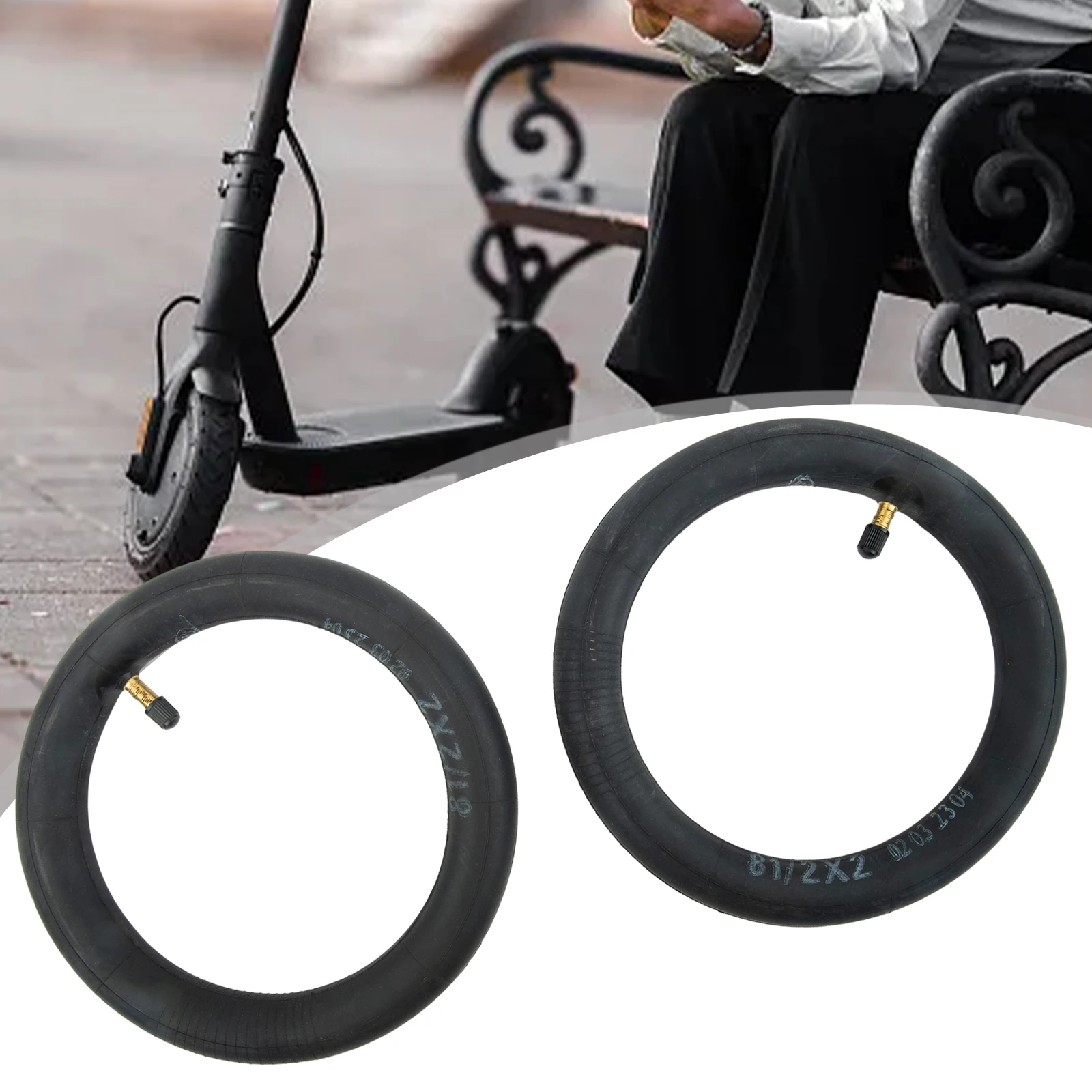 

High Quality Inner Tube Tire Scooter Part Straight/Bent 8 1/2X2(50-156) Electric Scooter Inner Tube Rubber Tires