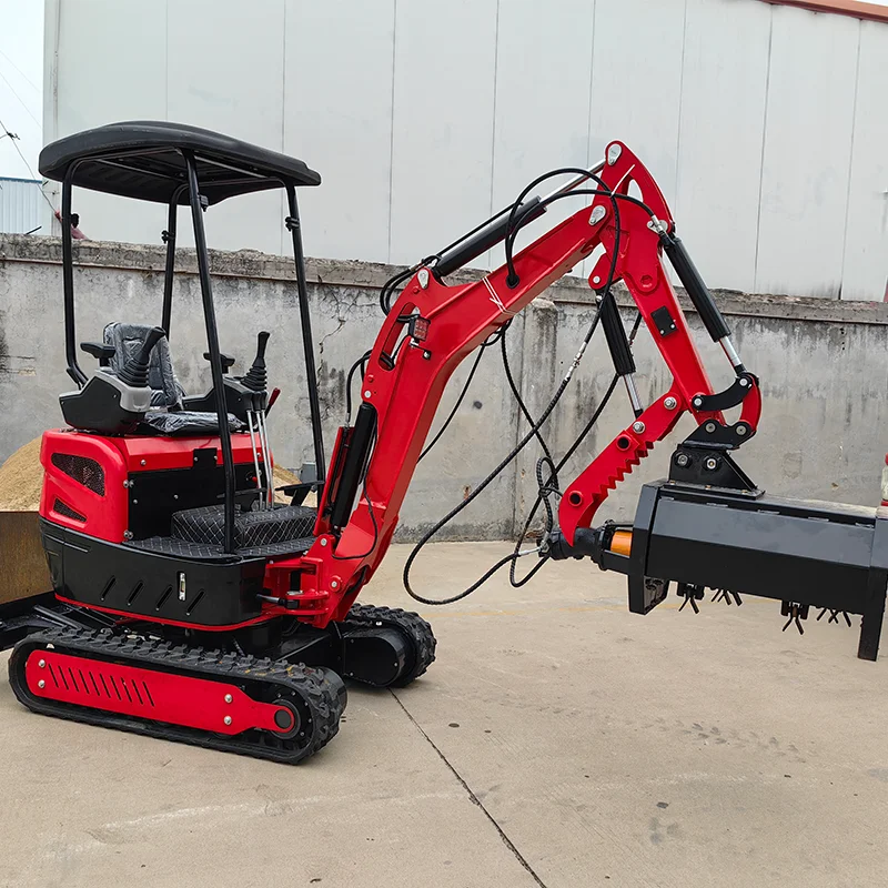 

Индивидуальный китайский заводской мини-экскаватор OKW17, 1,7 тонны, сельскохозяйственный небольшой экскаватор для домашнего мини-экскаватора