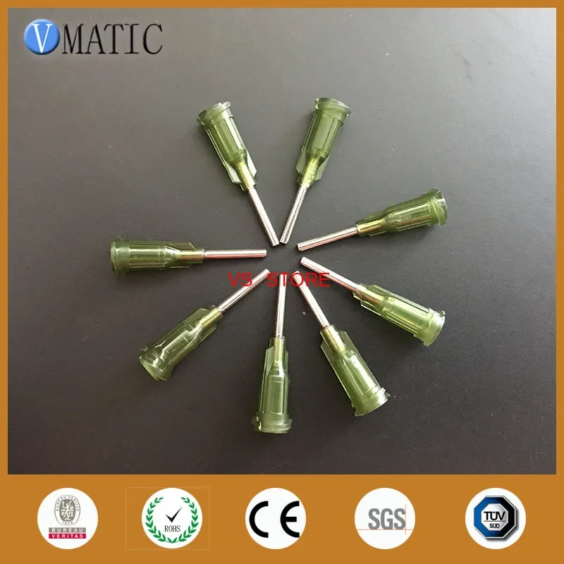 Free Shipping 14G Precision S.S. Dispensing Needle Tip 0.5" Length Glue Dispense Needles Tips 1/2 Inch