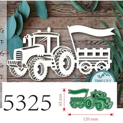 Metal Cutting Dies Cut Mold tractor Decoration Scrapbook Paper Craft Knife Mould Blade Punch Stencils