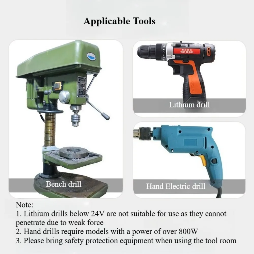 Handheld Electric Drill Wooden Board Hole Drilling Wood Drill Bit Self Centering Woodworking Hole Saw Cutter Tools Forstner gallery 2