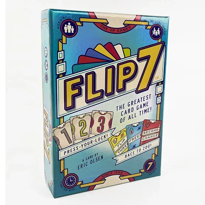 New Board Game FLIP 7  Excitement: A Must-Have Family and Friends Card Game for Memorable Game Nights and Gathering Fun