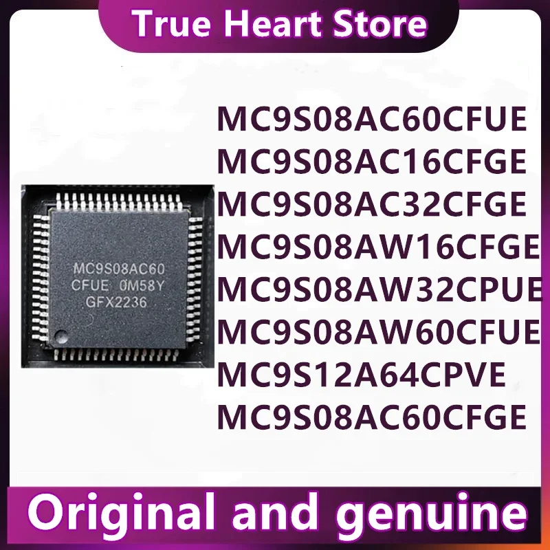 

MC9S08/9S12/A/AC/AW/16/32/60/64/CFGE/CFUE/CPUE/CPVE MC9S08AC60CFGE MC9S12A64CPVE IC chipset New in stock 1PCS/LOT