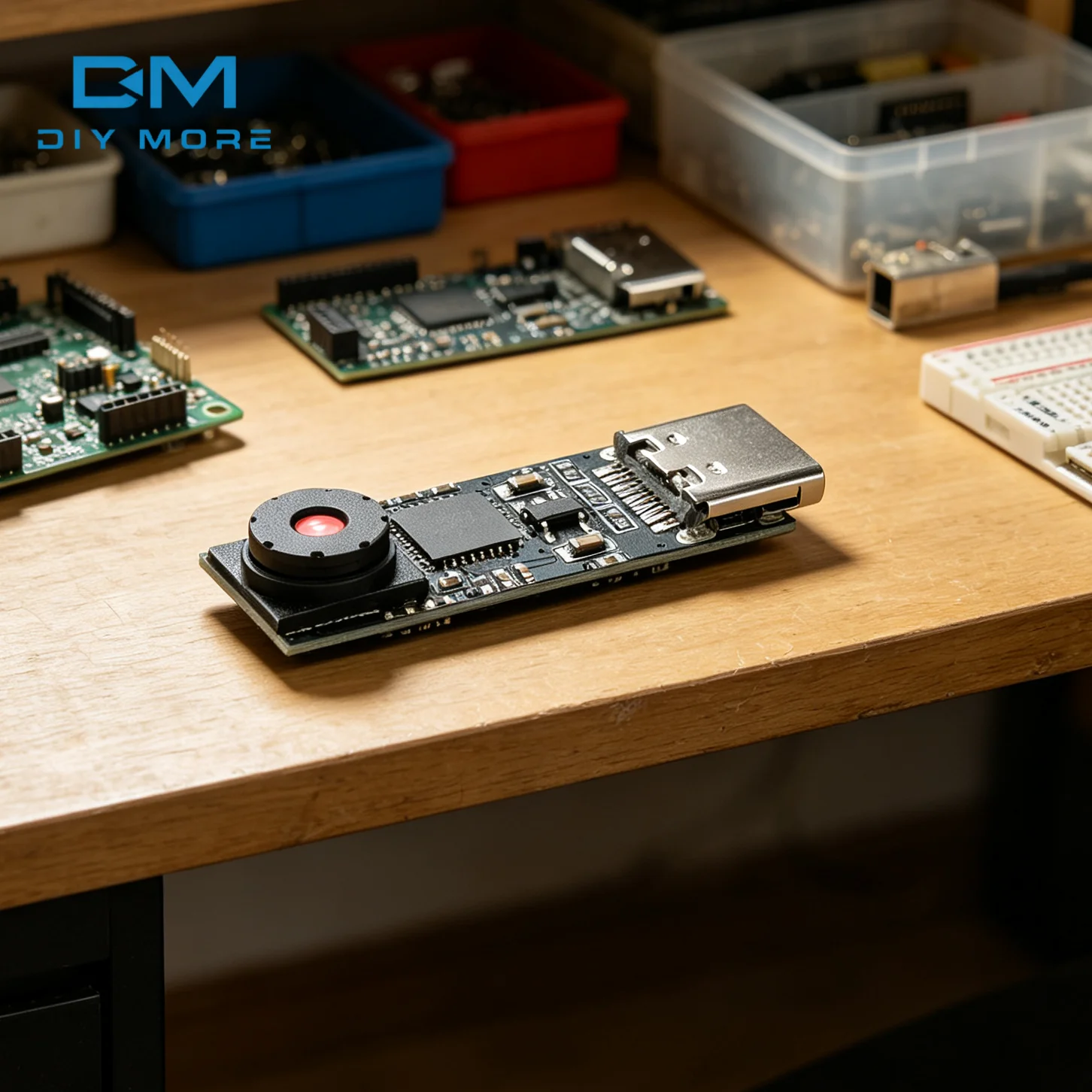 1MP 720P UVC USB TYPE C Camera Module 65 Degree Low Distortion Lens Plug And Play DC5V For ESP32-S3 MCU Embedded Project