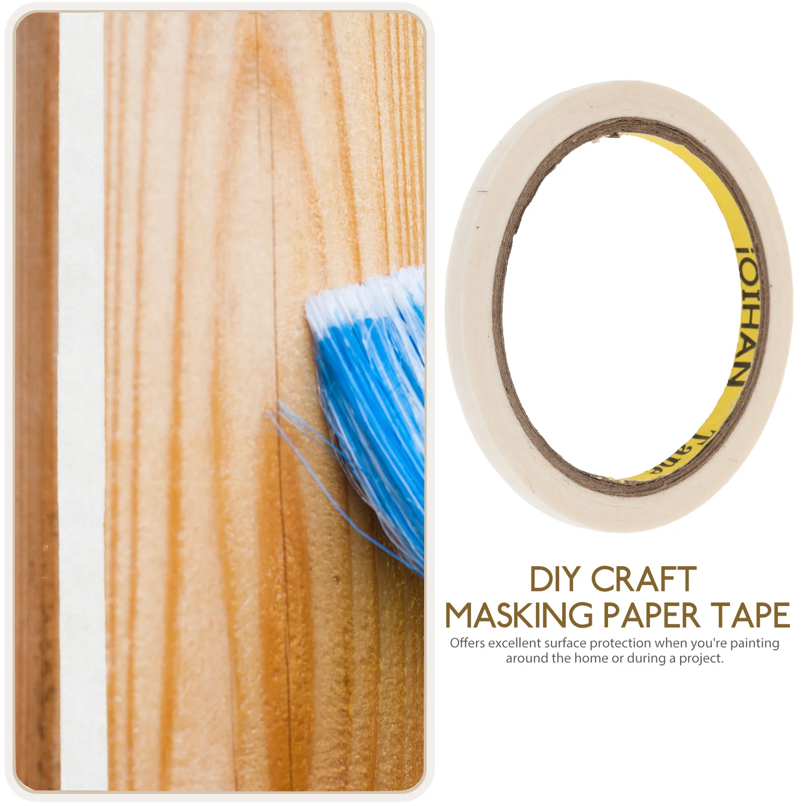 

20 Rolls Masking Tape For Painting Drafting Paper Tapes Diy Crafts Labeling Art Projects Surface Protection Strong Adhesive