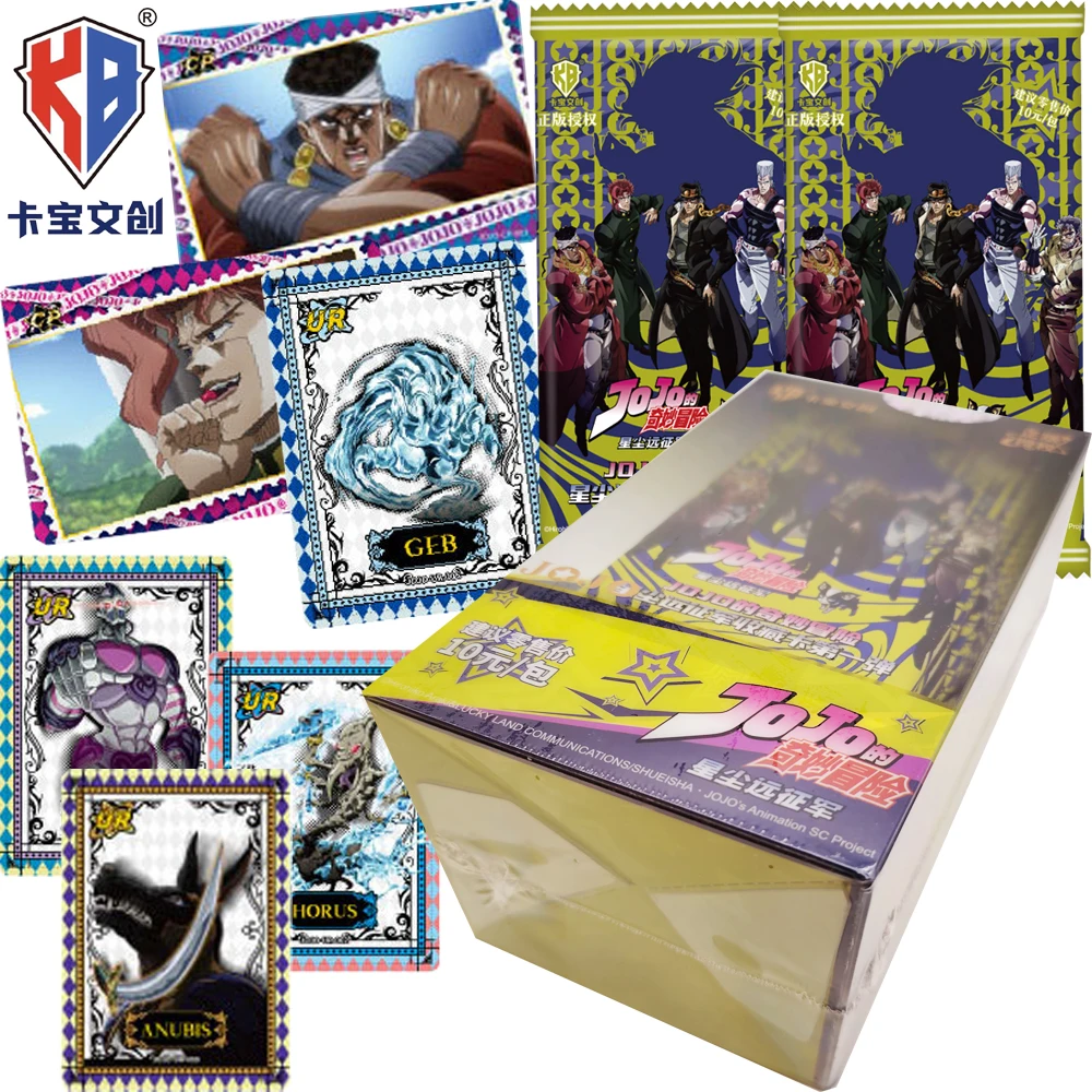 

KABAO оригинальные коллекционные карты JoJo Bizarre Adventure, любимые фанаты японского аниме, персонажи высокого качества, коллекционные карточки, подарки